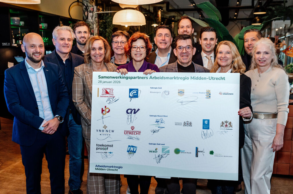 ondertekening convenant arbeidsmarktregio Midden-Utrecht